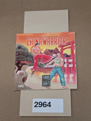 China Warrior - Turbo Grafx - Manual Only **NO GAME! - Image 1 of 2