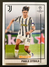 2020-21 Topps Merlin Chrome UCL # 54 Paulo Dybala Juventus card