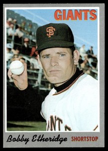 1970 Topps #107 Bobby Etheridge  VG-EX-B111R2