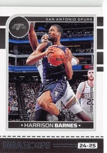2024-25 Panini NBA Hoops Harrison Barnes Base San Antonio Spurs #48 - Imagen 1 de 2