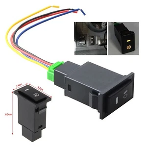 LED Fog Light Push Switch Button ON-OFF For Toyota Tacoma Tundra Land Cruiser - Picture 1 of 9