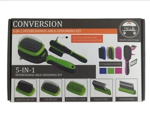 Pet Life Dog Cat Grooming Kit Conversion 5-in-1 Grooming Pet Comb Brush, NOB - Picture 1 of 11