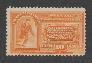 Scott # E3, Used, F, 10¢ Special Delivery, 1893, Very Light Cancel - Picture 1 of 2