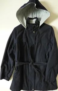 Liz Claiborne Women Jacket Warm Detachable Hood Navy Size M - Picture 1 of 8
