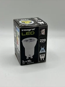 Integral LED 220 Lumens Cool White GU10 Non Dimmable Spot Light Bulb 3W - Picture 1 of 5