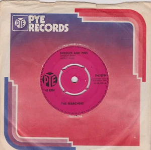The Searchers – Needles And Pins (Pye 1964) 7" vinyl single VG/- - Imagen 1 de 4