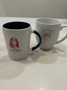 2 Vintage Philadelphia Love Run Half Marathon 2014 Ceramic Mugs 4.5” - Picture 1 of 8