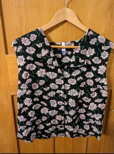 House of Holland Floral Sleeveless Top UK14 - Picture 1 of 4