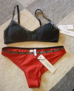 Calvin Klein Bikini Oberteil & Slip Gr. M NEU - Bild 1 von 5