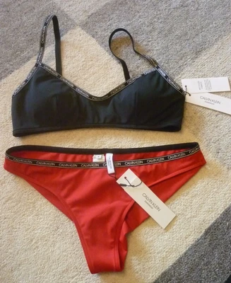 Calvin Klein Bikini Oberteil & Slip Gr. M NEU - Bild 1 von 4