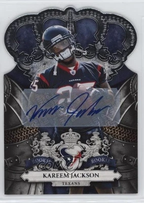 2010 Panini Crown Royale Signatures /99 Kareem Jackson #157 Rookie Auto RC - Image 1 of 2