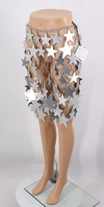 PACO RABANNE GONNA DONNA METALLO STELLA MAGLIA A CATENA TAGLIA 36 ARGENTO PREZZO AL PUBBLICO £769 IB - Foto 1 di 11