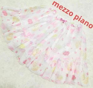 mezzo piano skirt H110cm sweets pink 100% cotton childrens clothing - Picture 1 of 6