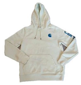 Carhartt Midweight Hoodie Damen Small hellgrün Fleece Relaxed Fit 102791 - Bild 1 von 20