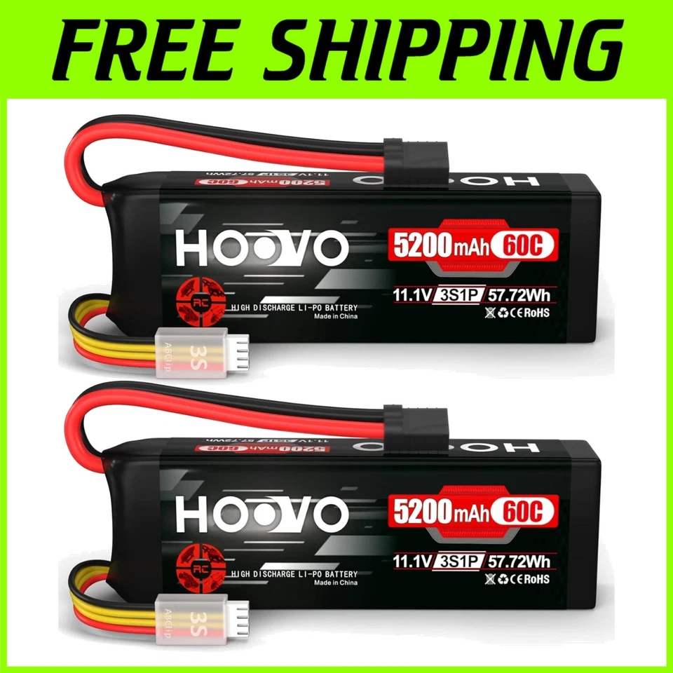 High Performance 11.1V 5200mAh LiPo Battery 60C Tr Plug - Image 1 of 4
