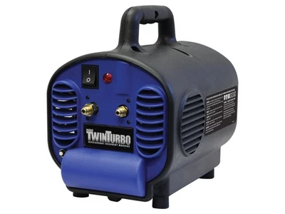 Mastercool 69400 - Mini máquina de recuperación de refrigerante turbo doble Foto 1 de 2