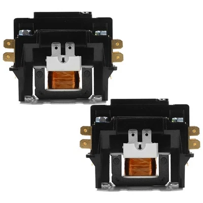  2 Pcs Air Conditioner Compressor Accessory Condenser Contactor For - Image 1 of 4