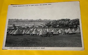 Postcard Iowa Des Moines Partial View of Camp Dodge  WWI - Picture 1 of 2