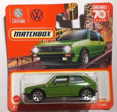 Matchbox - VW/Volkswagen Golf 1 GTI - OVP - 2023 - #97/100 - "Volle" Hutablage - Bild 1 von 3