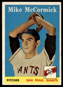 Mike Mccormick 1958 Topps #37 - Imagen 1 de 2