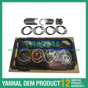 4 pcs Piston Set with Gasket , Bearings Kit for Xinchai A490BPG Engine - Picture 1 of 6