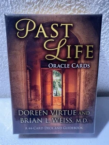 Past Life Oracle Cards Doreen Virtue Brian Weiss Guidebook & 44 Card Deck VGC - Picture 1 of 2