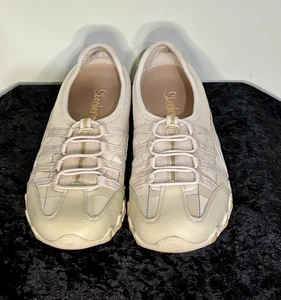 NEU Sketchers Active Schuhe Biker Off White Größe 7 Slipper Neu ohne Karton - Bild 1 von 6