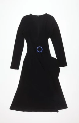 Star by Julien Macdonald Black Dress, Size 8, Long Sleeve - Image 1 of 4