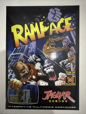 Rampage Atari Jaguar Brand New Authentic Atari Age Release Open Box W ⭐️ W - Image 1 of 4