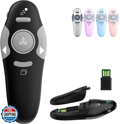 QUI Presentation Clicker Wireless Presenter Remote Clicker for PowerPoint Pre - Image 1 of 4