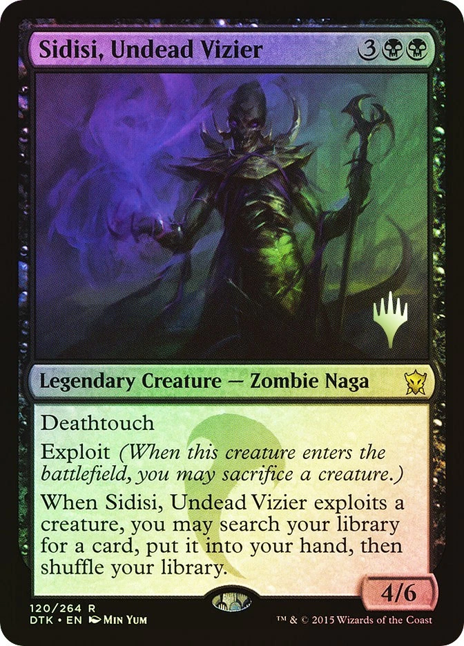 MTG FOIL Sidisi, Undead Vizier Promo Pack Dragons of Tarkir  - Promo: - Image 1 of 1