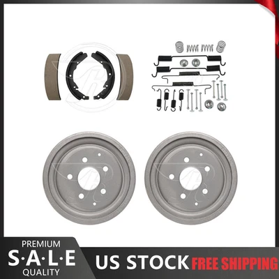 Kit de herrajes de tambores de freno traseros y zapatas de freno para Volkswagen Campmobile 1971-1972 Foto 1 de 4