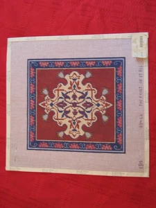 Vtg Hand Painted Needlepoint Canvas "The Point of it All" By Elizabeth Bernstein - Picture 1 of 2