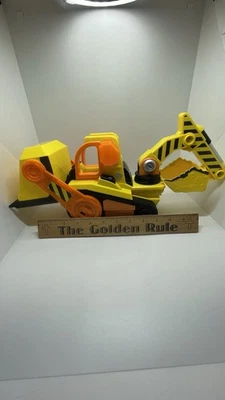 Paw Patrol Rubble Bull Dozer Excavator Toy And Figure, Sound and lights - Image 1 of 4