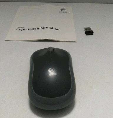 Logitech M185 Wireless Mouse + Dongle For Parts Or Repair - UNTESTED - Image 1 of 4