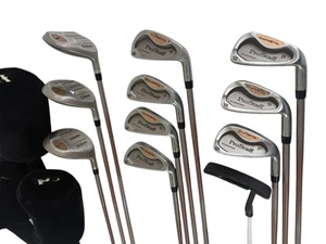 Wilson ProStaff Ladies Dual Metal 4-PW Irons 3 5 Woods, Driver & Putter Golf Set - Picture 1 of 17