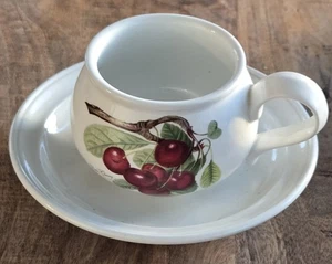 Taza de té de café Portmeirion Pomona La diosa de la fruta Duque tardío con patas de cereza - Imagen 1 de 7