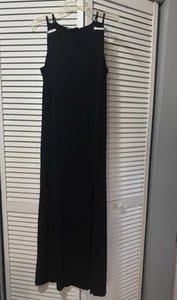 Michael Kors Damen Maxikleid schwarz Slinky mit Schlitz flirty sexy Größe S - Bild 1 von 8