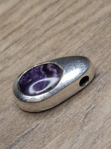 Colgante vintage de piedras preciosas de plata de ley - Imagen 1 de 4