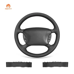 MEWANT Perforated Faux Leather Steering Wheel Wrap for  Ford Mustang 1994-2004 - Picture 1 of 9