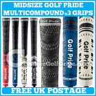 Golf Pride New Decade MultiCompound / Multi Compound Midsize - All Colours x 3