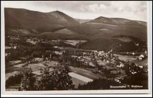 Karpacz KRUMMHÜBEL Wolfshau Silesia postal antigua ~ 1940 editorial foto Kleeberg - Imagen 1 de 1