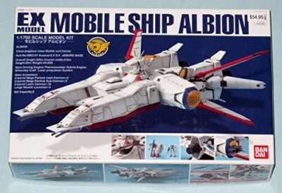 EX Model 1/1700 Mobile Ship Albion Mobile Suit Gundam 0083 STARDUST MEMORY Kit - Image 1 of 2