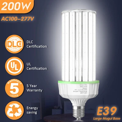 200W LED Corn Light Bulb Replacement 600 Watt MH/ HPS Mercury Vapor CFL HID lamp - Image 1 of 4