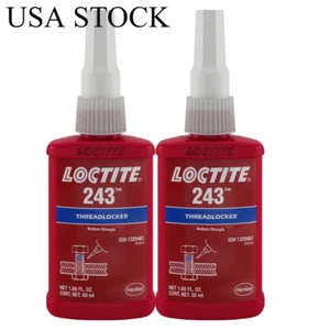 10 Pcs Loctite 243 Blue Thread locker Medium Strength 50ml - Picture 1 of 2