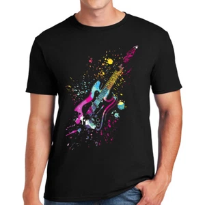 T-Shirt Punkgitarre Rock Metal Punk Musik Weihnachtsgeschenk Herren Damen T-Shirt - Bild 1 von 8