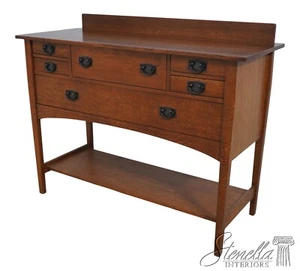 65501: STICKLEY Mission Oak Arts & Crafts Sideboard - Picture 1 of 18