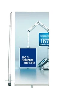EXPOLINC Rollup Compact mit Ihrer Grafik - 85x200 cm hochwertige Markenqualität - Bild 1 von 9