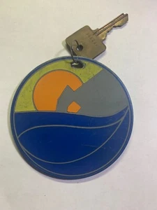 Marina Sol Hotel Motel Room Key Fob & Key Baja Cabo San Lucas Mexico #C-101 RARE - Picture 1 of 4