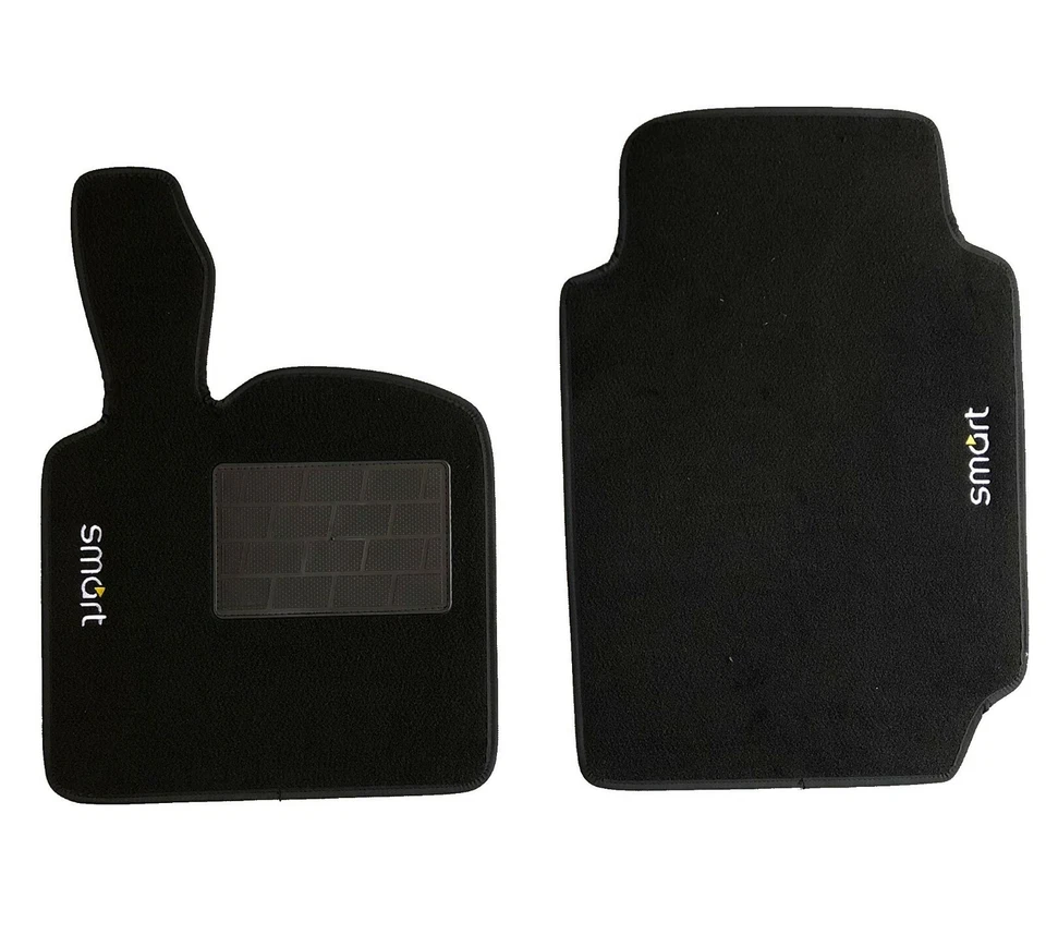 CARMATS Set compatibile tappetini Smart fortwo 450 451 moquette battitacco in gomma